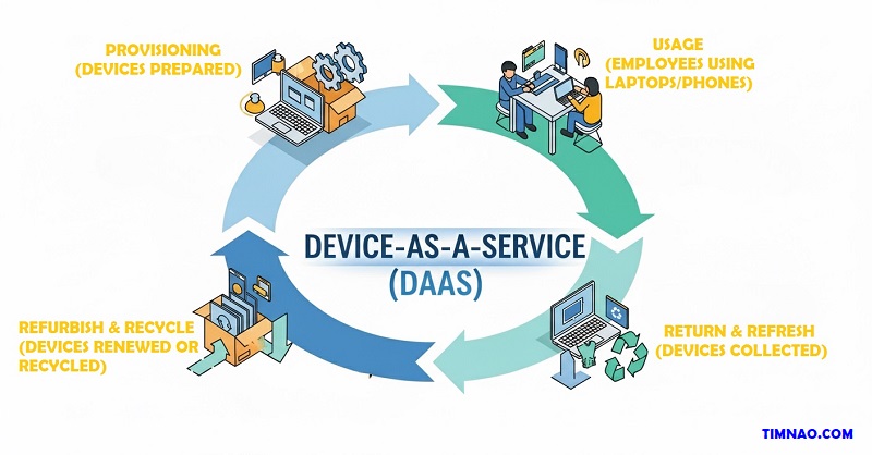Lifecycle of Device-as-a-Service (DaaS)