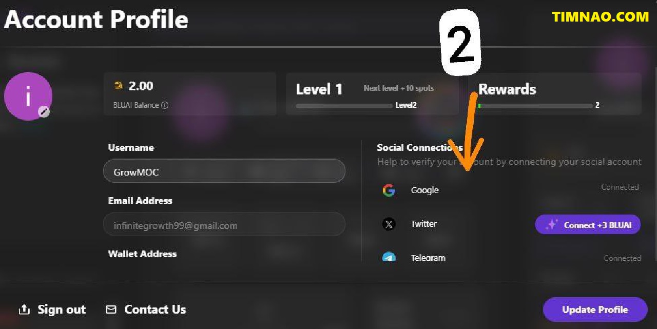 BluWhale LINK SOCIAL MEDIA
