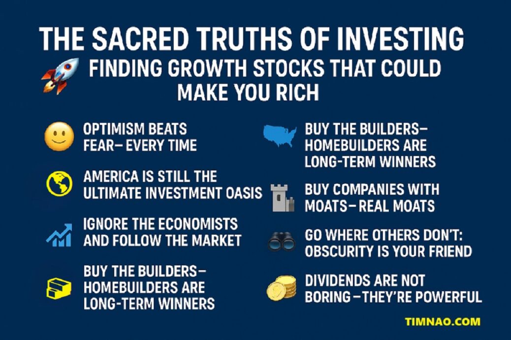 Unlock Amazing Wealth - 18 Sacred Truths for Finding Growth Stocks