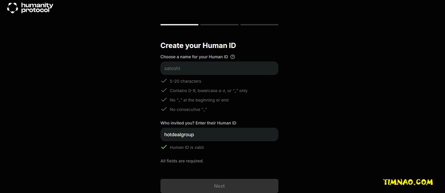 Humanity Protocol Airdrop - Create your “Human ID”