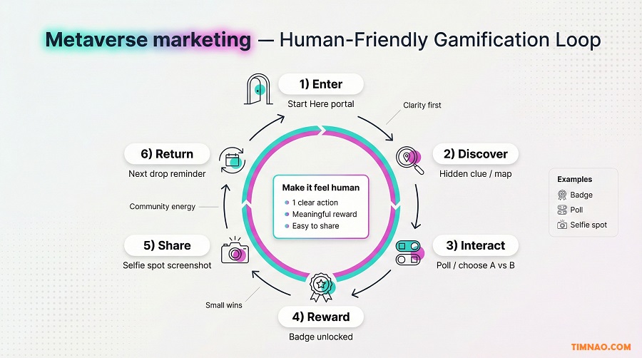 metaverse gamification engagement loop