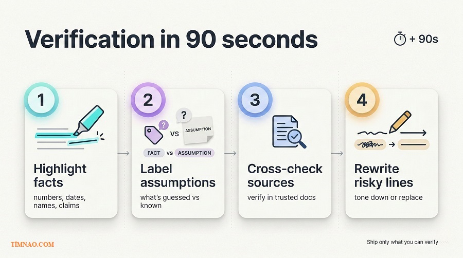 ai verification checklist