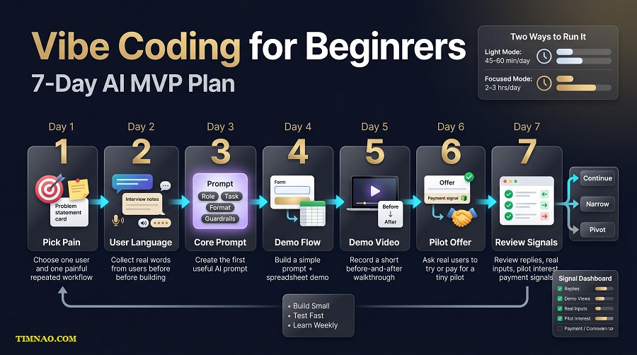 seven day vibe coding mvp plan